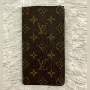 Authentic Louis Vuitton Monogram Checkbook‎ Wallet Vintage